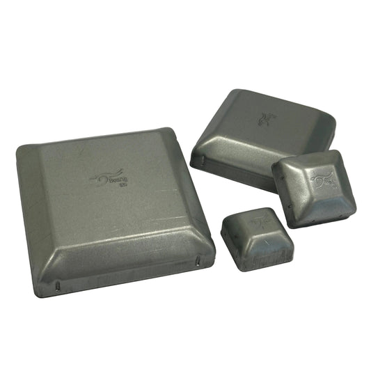 Galvabond square post caps