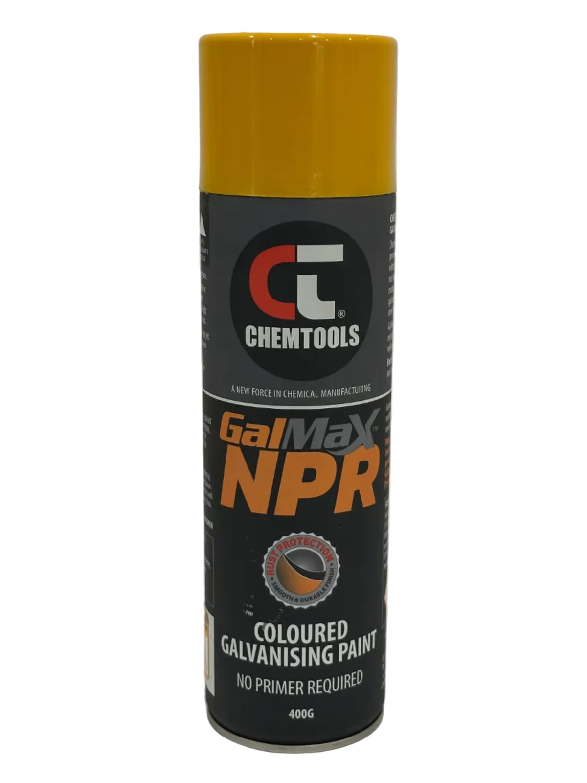 Safety-yellow galvanising paint