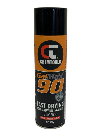 Black cold galvanising paint