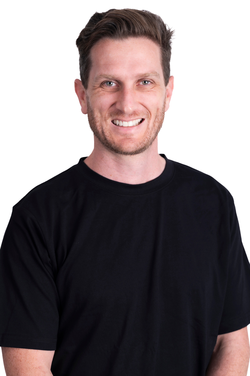 Steelmart-Director-Portait-photo-smiling-black-tshirt-david-Stephens