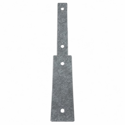 Straight cut colourbond fence spade. 