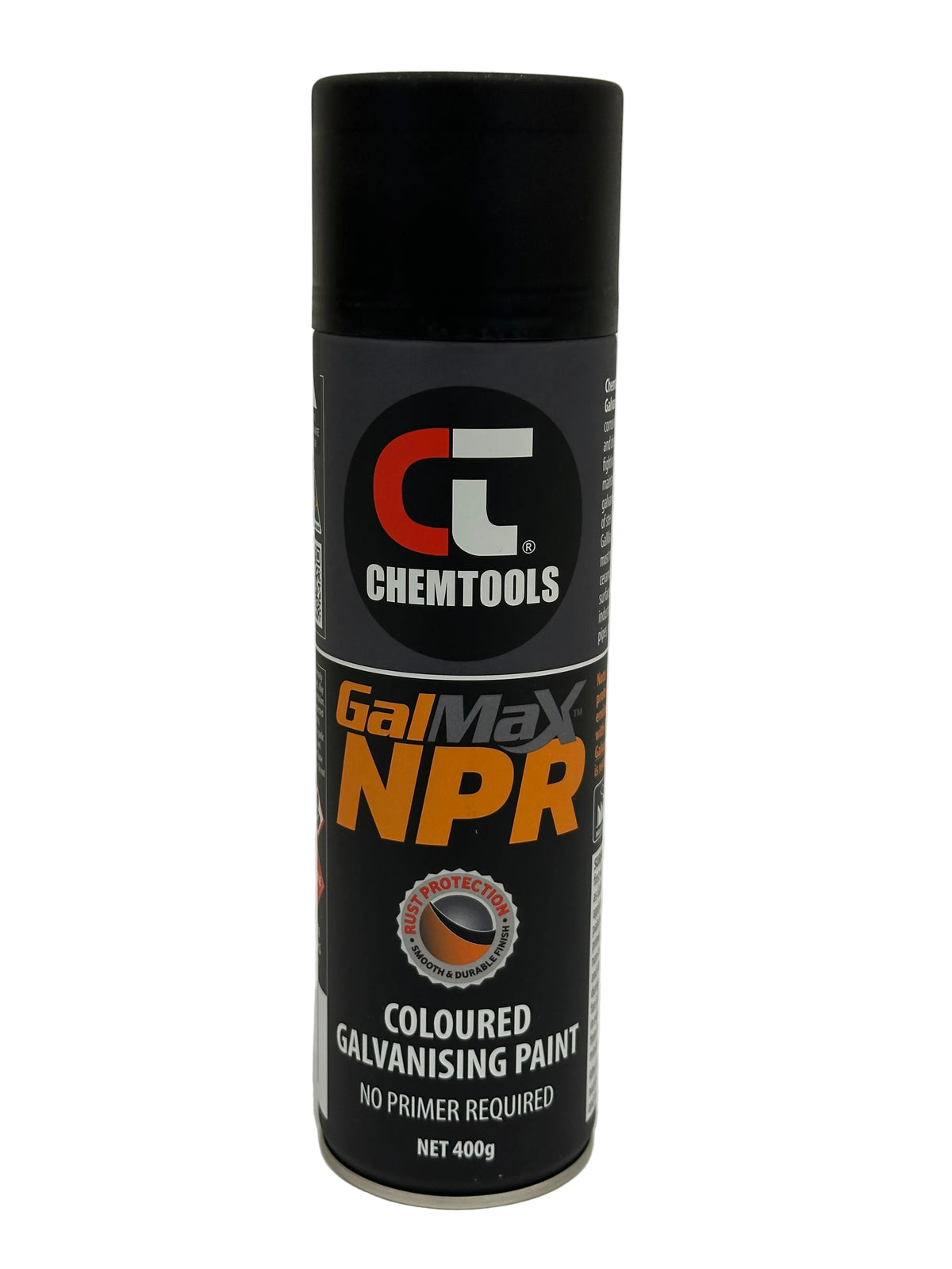 Matte black galvanising spray