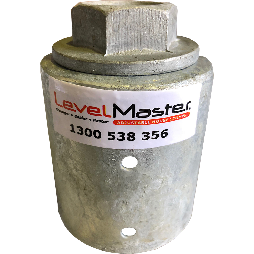 Level Master Topper LevelMaster Adjustable Stump Top Connector — SHS & Screw Pile | Steelmart