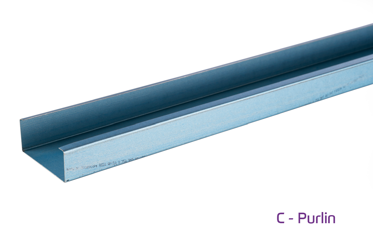 C-Purlins made from Truecore steel