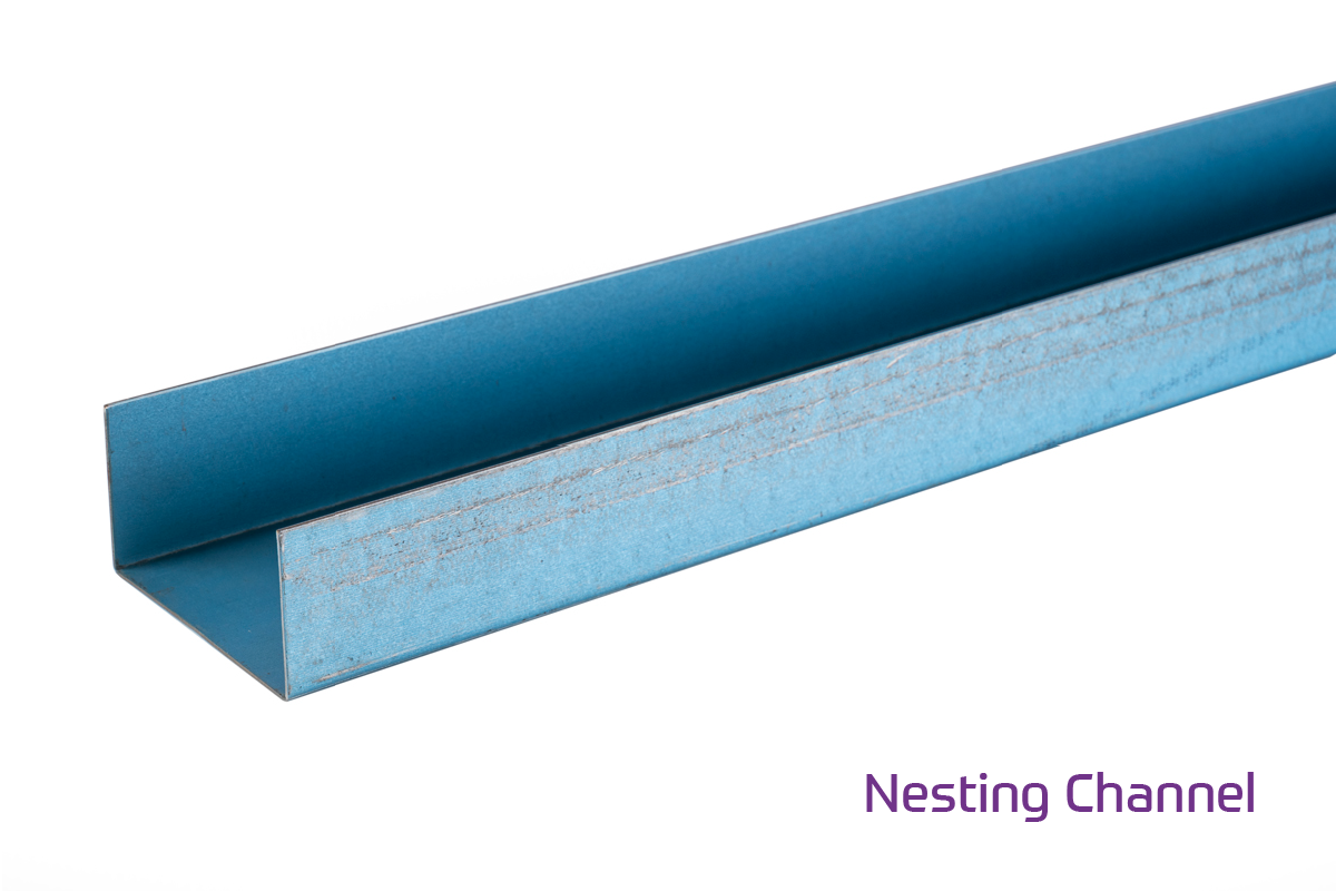 Nesting channel made from Truecore steel