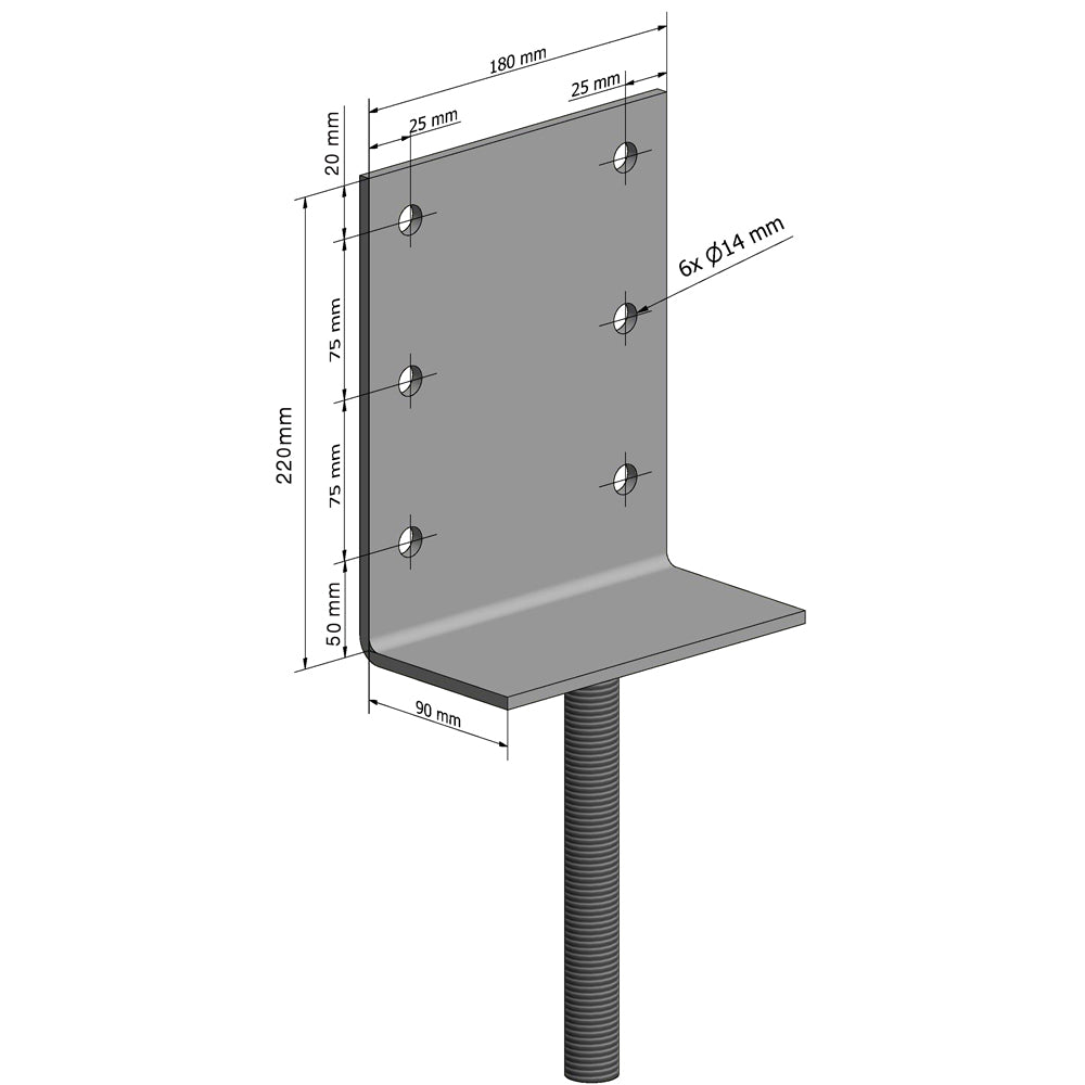 LevelMaster Vertical Top Plates